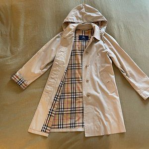 Burberry Women's Raincoat w/ Hood